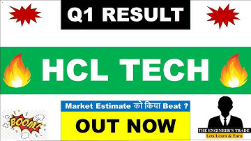 HCL Tech Q1 Results 2026 | Hcltech Results Today | HCL Tech Share News Today | Hcl Technologies 