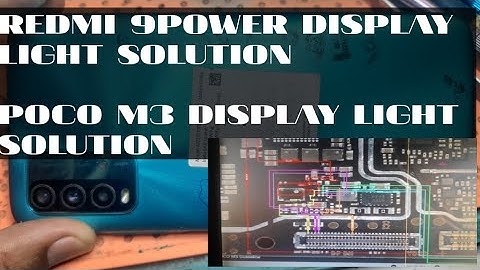 redmi 9power display light solution