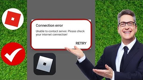 How to Fix Roblox Unable to contact server.Please check your internet connection!