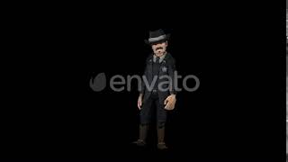 Drunk Sheriff | Motion Graphics - Envato elements