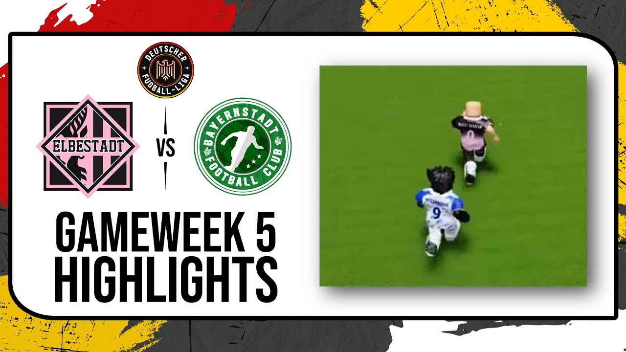 Elbestadt F.C. vs Bayernstadt F.C. | RFL S1 - Deutscher Fußball-Liga [GW5]
