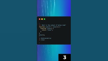 #shorts JavaScript Coding Challenge: Inner Function Scope Surprise #shorts