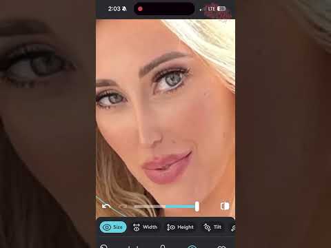 Когда она редактирует свои фотки