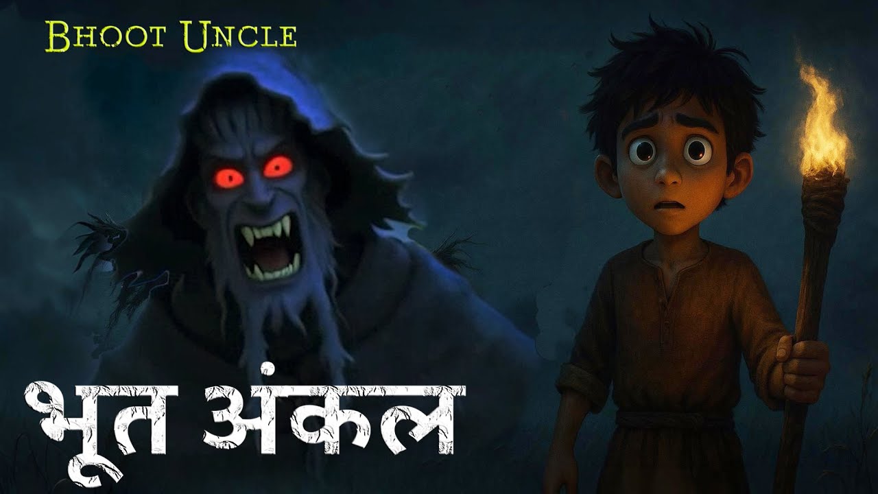 भूत अंकल | Bhoot Uncle | डरावनी हॉरर कहानी | Animated Story | Preeti Cartoon