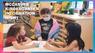 McCarver Elementary School Information Night
