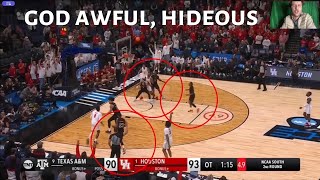 TEXAS A&M’S god awful, hideous coaching vs. HOUSTON