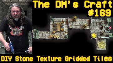 Easiest Stone Textured Gridded Tiles for D&D (DM