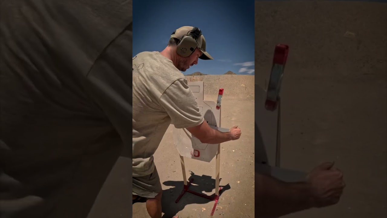 What target do you guys use? #rangeday #gun #gunrange Infinity Target Review