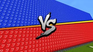 RED VS BLUE 2v2 LUCKY BLOCK WALLS! - Minecraft Mods #2