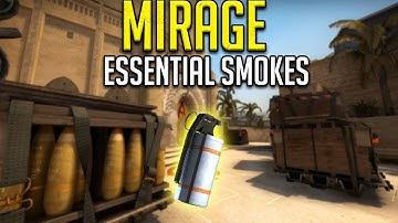 Essential Mirage Smokes in 3 minutes CS2