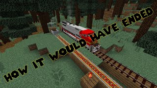 Minecraft Immersive Railroading vs Minecart Match 1: How it would Have Ended