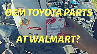 OEM Toyota oil filter at WALMART? | Changing AE86 Oil