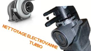 démonter et nettoyer un electrovanne turbo ( cas du moteur 1.5 dci )