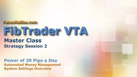 FibTrader VTA -Power Of 20 Pips a Day Settings - forex day trading software