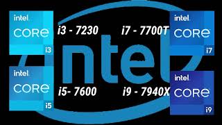 intel i3-7320 vs i5-7600 vs i7-7700T vs i9-7940X 7th Gen Desktop Processor l Spec Comparison