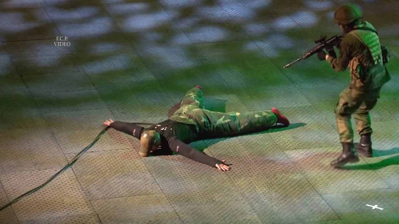 NORWEGIAN MILITARY SIMULATION PRACTICE SAVING ACTION MILITARY TATTOO