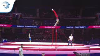 Onur Celik Tur - 2018 Artistic Gymnastics Europeans, Junior Qualification Horizontal Bar