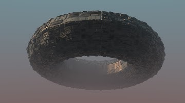 alien space ship created in blender