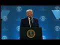 President Trump addresses House GOP members, discusses economy and war in Iran