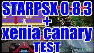 STARPSX 0.8.3 + XENIA CANARY NUEVO TEST