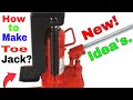 ToeJack Do It Yourself Heavy Duty Hydraulic Toe Jack 30 Tons and How to Fabricate?(DIY TOE JACK)
