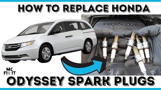 How to Replace Spark Plugs on a Honda Odyssey 2011  2017 (4rd Generation)