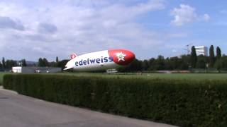 Zeppelin in Münchenstein, Rundflug über Basel