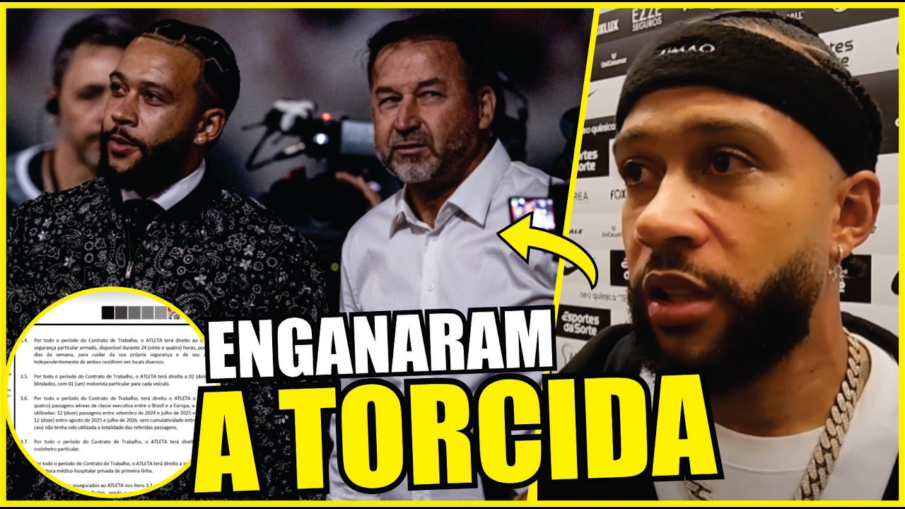OLHA QUE ABSURDO O CONTRATO VAZADO DE MEMPHIS DEAPY NO CORINTHIANS E A ...