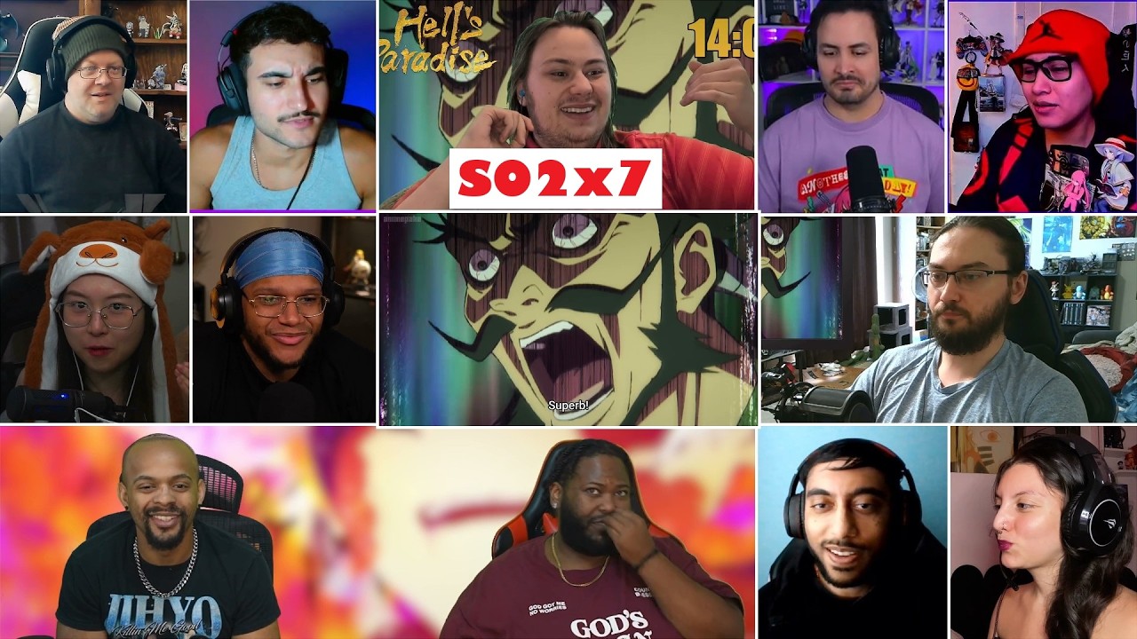 Hell's Paradise: Jigokuraku Season 2 Episode 7 Reaction Mashup - 地獄楽 2期 7話 海外の反応