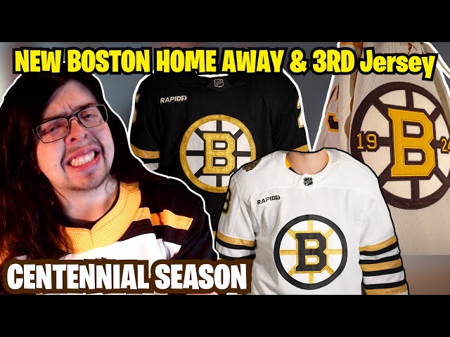 Reacting To The *NEW* Boston Bruins Home, Away, and Alternate Centennial  Jerseys!! 