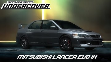 Need For Speed: Undercover - Mitsubishi Lancer Evolution IX MR-edition Tuning & Gameplay