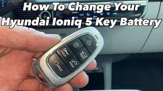 Hyundai Ioniq 5 Remote key fob battery replacement