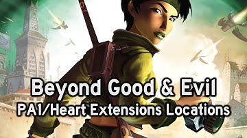 Beyond Good & Evil - All PA1 / Heart Extensions Locations