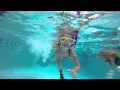 Swimming with the kids and the go pro!