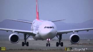 Transasia Airways Airbus A330-300 B-22102 Landing At Kixrjbb Osaka - Kansai Rwy 06L