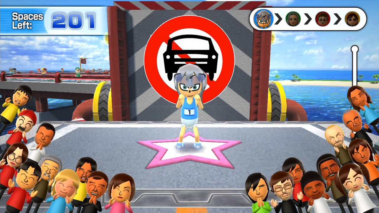 Wii Party U Highway Rollers - Sonic Vs Skip Vs Leonie Vs Marit