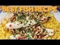 THE BEST Fish Recipe That Will Make Everyone Enjoy Fish! Green seabass & Cauliflower Pilav