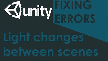 Unity 5 Tutorial:Light changes between scenes