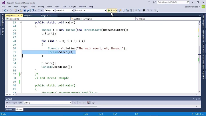 Spawn Threads with ThreadPool - Programming in C# tutorial