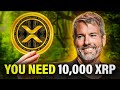 Why you must own 10000 xrp michael saylor 2024 prediction