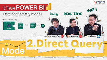 ซีรีส์ 5 โหมด Power BI สำหรับมืออาชีพ ⭐️ โหมด Direct Query ข้อดี ข้อเสีย เหมาะกับอะไร