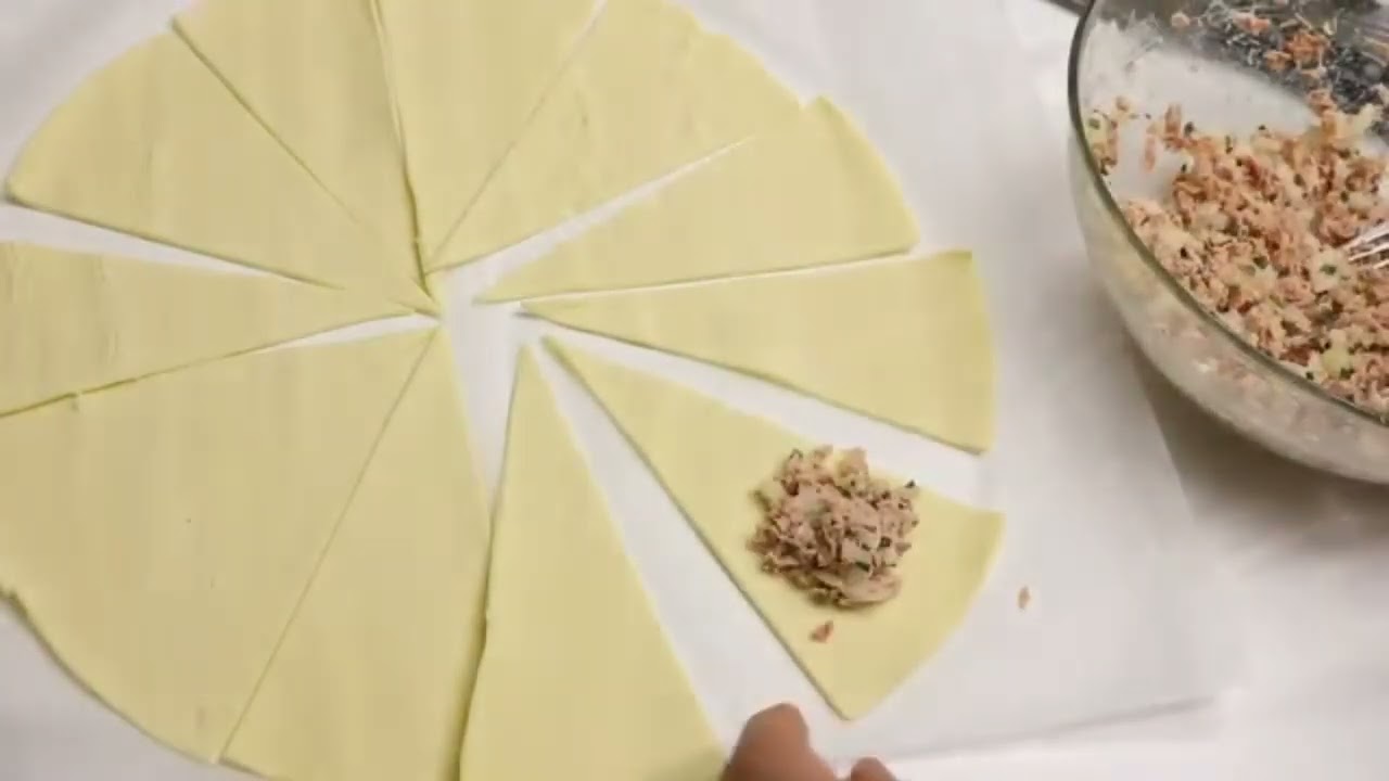 RAMADAN croissants feuilletés au thon