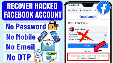 HACKED FACEBOOK ACCOUNT RECOVERY ✅ Step-by-Step Guide to Recover Hacked Facebook Account ⓕ@AppFixi