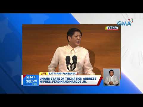 President Bongbong Marcos begins his first State of the Nation Address - #SONA2022