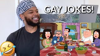 Family Guy Funny Gay Jokes | Reaction