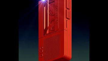 Blender: Modeling a Top Secret Cassette Recorder