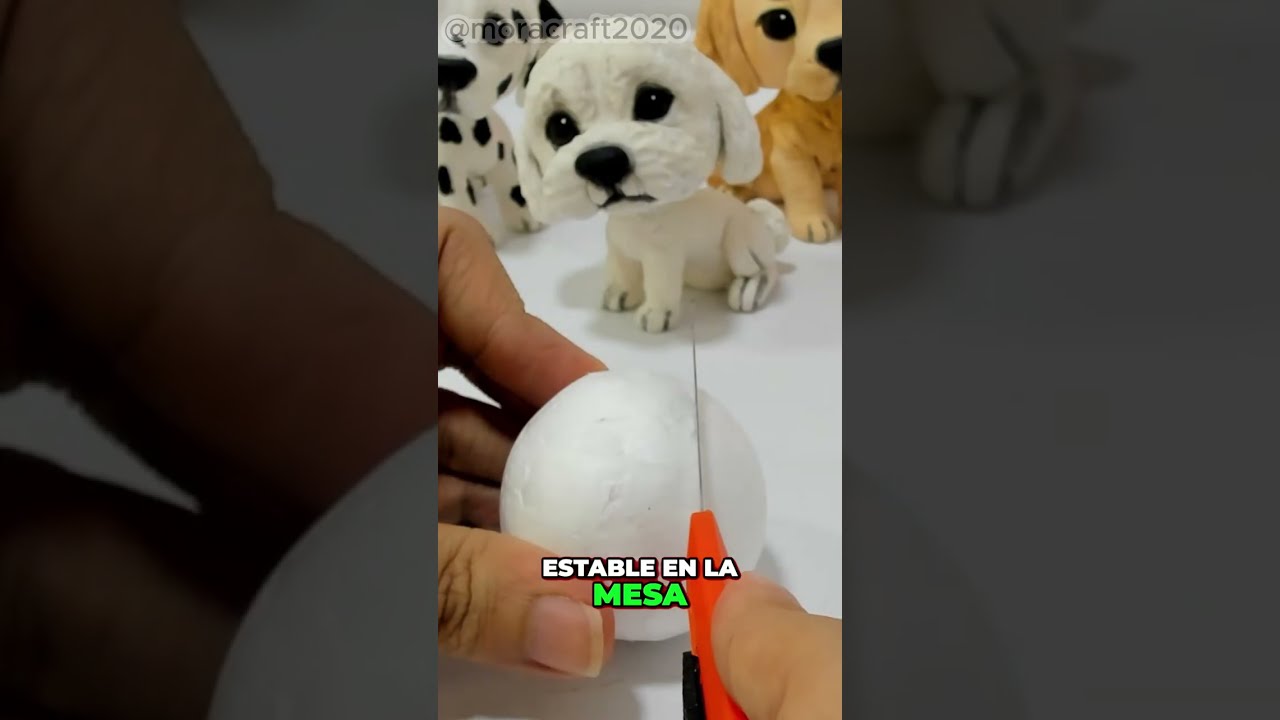 Cómo hacer un perrito en porcelana fría que MUEVE la cabeza 🐶 | Tutorial fácil paso a paso