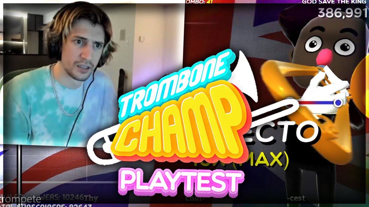 xQc Plays Trombone Champ (with chat) Realtime YouTube Live View Counter 🔥 — Livecounts.io