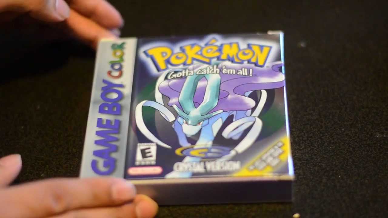 Pokemon Crystal Unboxing - YouTube