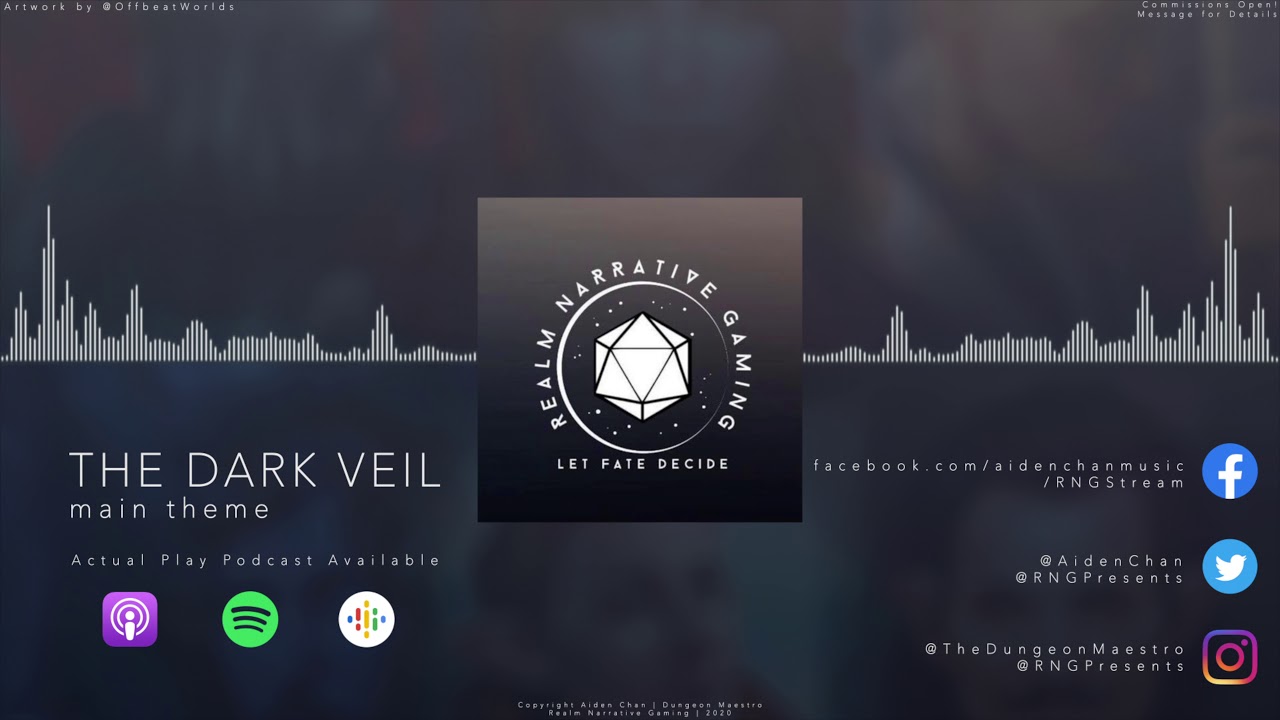 "The Dark Veil" OST — "Main Theme" — Dungeon Maestro | Realm Narrative Gaming